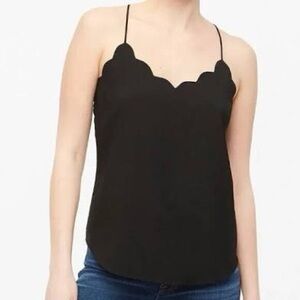J. Crew Scalloped Cami Top